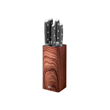 Подставка для ножей Lara универсальная квадрат Soft touch LR05-102 Wood