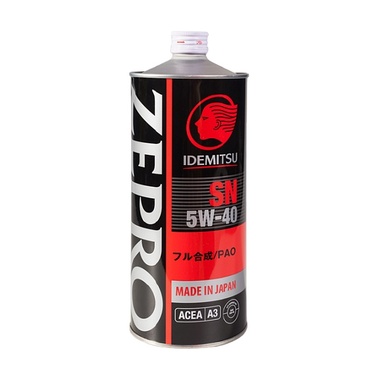 Масло моторное Zepro Racing SN Fully Synthetic 5W-40 1 л IDEMITSU 3585001 3585-001