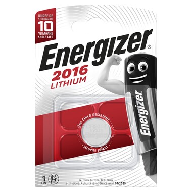 Батарейки Energizer Lithium CR2016 1 шт/бл 7638900083002