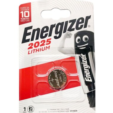 Батарейки Energizer Lithium CR2025 1 шт/бл 7638900083026