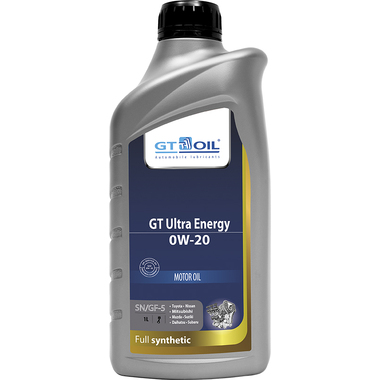 Масло Ultra Energy, SAE 0W-20, API SN/GF-5, 1 л GT OIL 8809059408896