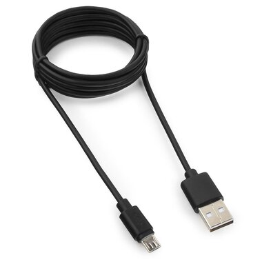 Кабель Гарнизон USB 2.0 A(M) - micro-B(M) 5P, 1.8м, черный, пакет Pro GCC-mUSB2-AMBM-1.8M