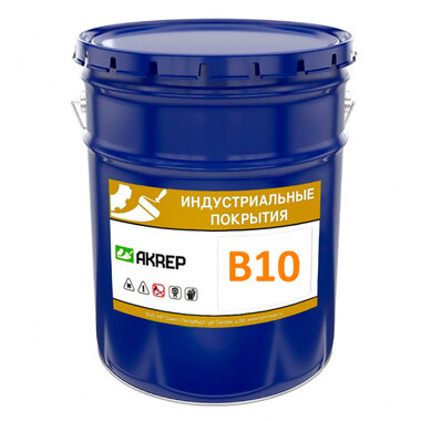 Эпоксидная краска для бетонных полов Акреп 20 кг 0,4 кг серый УТ000010783