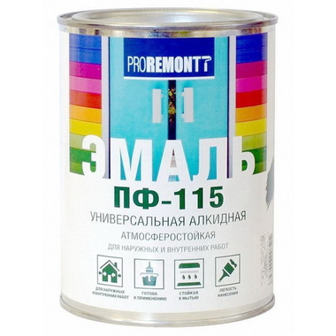 Эмаль PROREMONTT ПФ-115 красная, 0.5 кг Лк-00009789