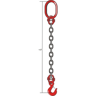 Одноветвевой цепной строп КантаПлюс ц1СЦ-2.0/1.0м