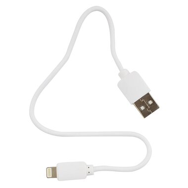 Кабель Гарнизон USB A(M) - Lightning, 0.3м, белый GCC-USB2-AP2-0.3M-W