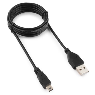 Кабель Гарнизон USB 2.0 A(M) - mini-B(M) 5P, 1.8м, пакет GCC-USB2-AM5P-1.8M