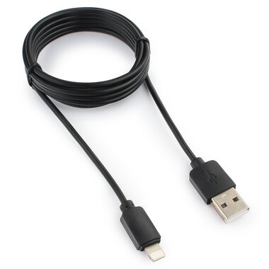 Кабель Гарнизон USB A(M) - Lightning, 1.8м черный GCC-USB2-AP2-6