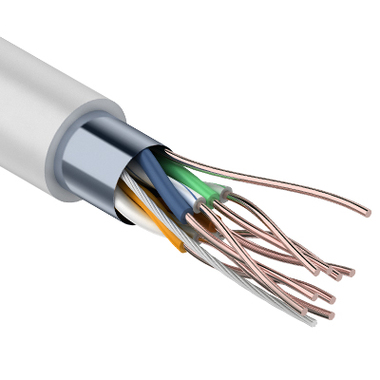 Кабель PROconnect витая пара FTP 4PR 24AWG, CCA, CAT5e, бухта 305 м 01-0142-3