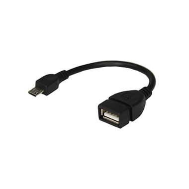 USB кабель REXANT OTG micro USB на USB шнур 0.15M 18-1182