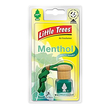 Подвесной жидкостный ароматизатор Car-Freshner LITTLE TREES Bottle Ментоловый бриз C09