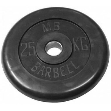 Диск обрез. 26 мм 25 кг MB BARBELL MB-PltB26-25