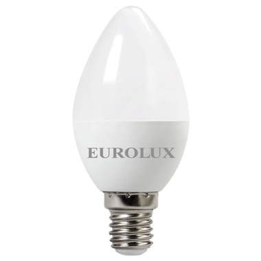 Светодиодная лампа Eurolux LL-E-C37-5W-230-4K-E14 /свеча, 5Вт, нейтр., Е14/ 76/2/3