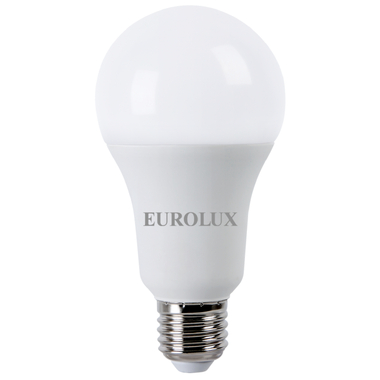 Светодиодная лампа Eurolux LL-E-A70-20W-230-2,7K-E27/груша, 20Вт, теплый белый, Е27 76/2/21