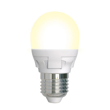 Лампа Uniel LED-G45, 7W/3000K/E27/FR/DIM, PLP01WH, светодиодная, диммируемая UL-00004303