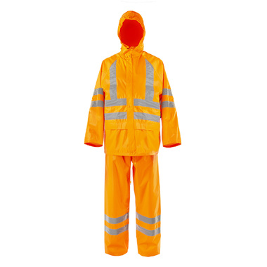 Влагозащитный костюм 2Hands повышенной видимости, оранжевый, L KP1HV