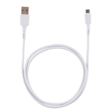 Кабель USB/MicroUSB Energy ET-05 цвет - белый 006288