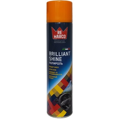 Полироль салона RE MARCO BRILLIANT SHINE Bubble GUM, 400 мл, аэрозоль RM-406