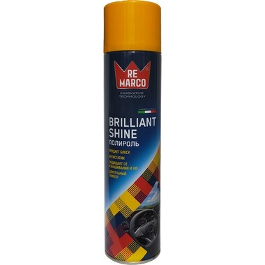 Полироль салона RE MARCO BRILLIANT SHINE Tutti Frutti, 400 мл, аэрозоль RM-431