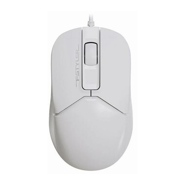 Мышь проводная A4Tech Fstyler FM12S white (USB, оптическая, 1200dpi, 3but, silent) (FM12S WHITE) FM12S  WHITE