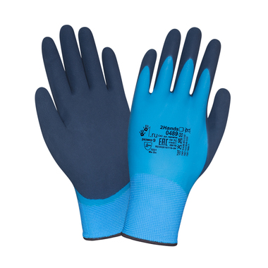 Перчатки 2Hands р-р 9, 15G/duble latex/Ultrafoam/Microfoam 0489-9