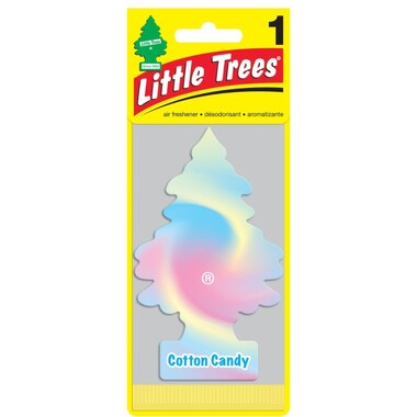 Ароматизатор елочка Car-Freshner Cotton Candy Сладкая вата U1P-10282-RUSS