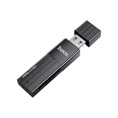 Карт-ридер Hoco HB20 USB 3.0 Black