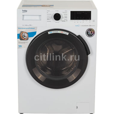 Стиральная машина Beko WSPE7H616W, фронтальная, 7.5кг, 1200об/мин 7322510002