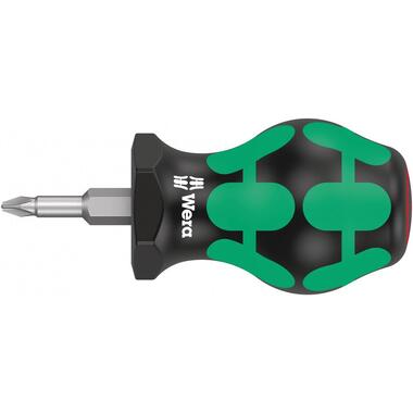 Крестовая отвёртка для карбюраторов WERA 350 PH Stubby PH2x25 мм WE-008851