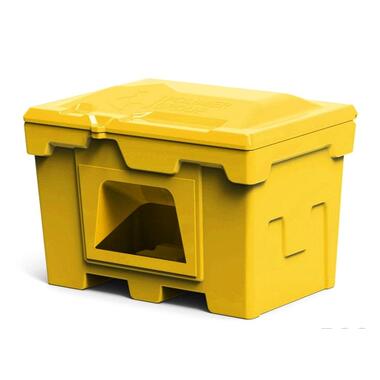 Ящик 500 л с крышкой и дозатором POLIMER GROUP цвет желтый FB227