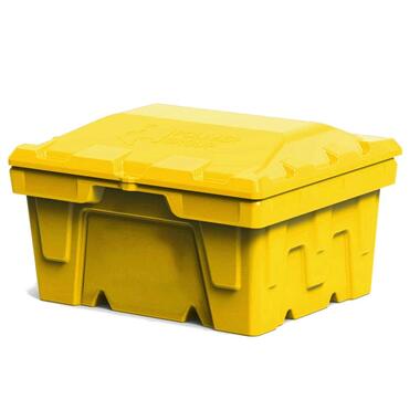 Ящик 250 л с крышкой POLIMER GROUP цвет желтый FB17