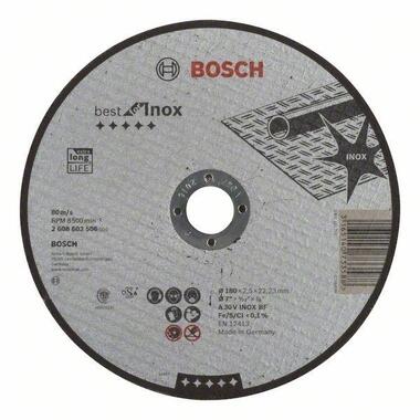 Отрезной круг Best for INOX (180x2.5х22.2 мм) Bosch 2608603506