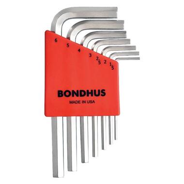 Набор из 7 хромированных ключей BONDHUS S 1.5-6mm 16292