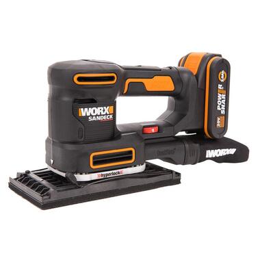 Аккумуляторная виброшлифмашина WORX WX820