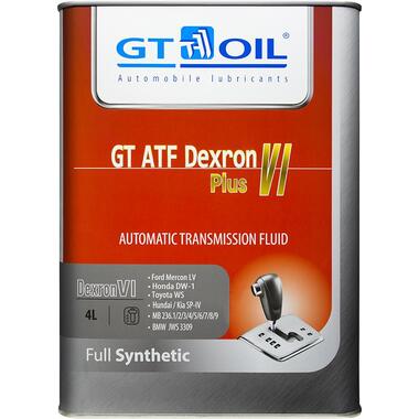 Масло ATF Dexron VI Plus, 4 л GT OIL 8809059408520