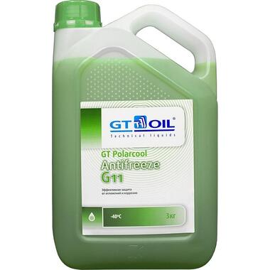 Антифриз GT OIL Polarcool G11 зеленый, 3 кг 4665300010232