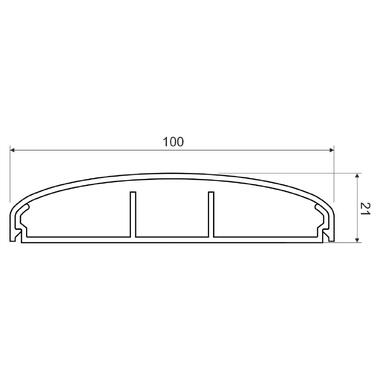 Кабельный канал 100х21 KOPOS ELEGANT LE 100_HD