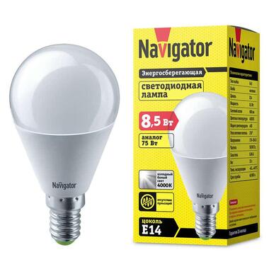 Светодиодная лампа NAVIGATOR 61 334 NLL-G45-8.5-230-4К-E14 61334 476072