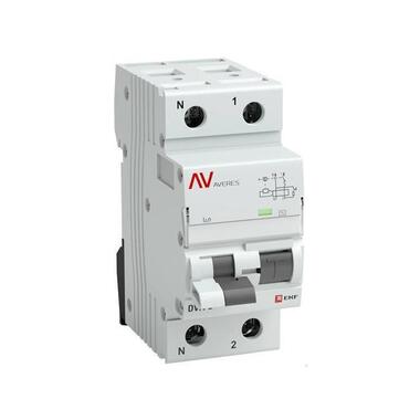 Дифференциальный автомат EKF AVERES DVA-6, 1P+N, 40А, C, 30мА, AC, 6кА, SQ rcbo6-1pn-40C-30-ac-av