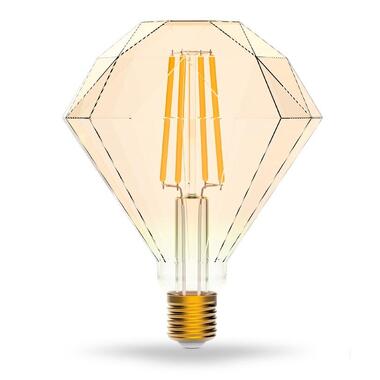 Светодиодная филаментная лампа Gauss Smart Home DIM E27 Diamond Golden 7Вт 1/40 1350112