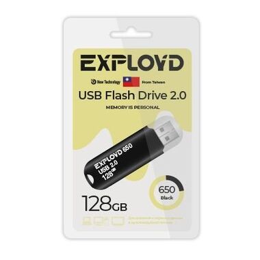 USB флэш-накопитель EXPLOYD EX-128GB-650-Black