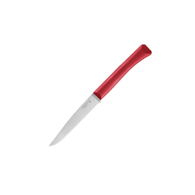 Столовый нож Opinel N125, полимерная ручка, нерж. сталь, красный (1901)