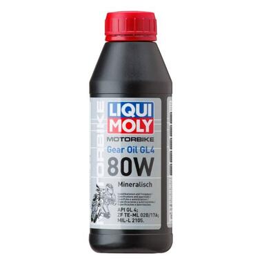 Минеральное трансмиссионное масло для мотоциклов Motorbike Gear Oil (80W; GL-4; 0,5 л) LIQUI MOLY 1617