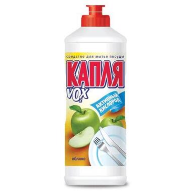 Средство для мытья посуды КАПЛЯ VOX 500 мл VOX активный кислород Яблоко 1558 600596