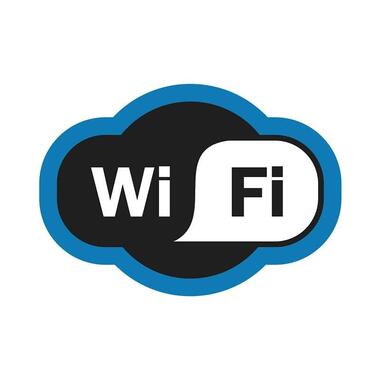 Наклейка-информационный знак REXANT Зона Wi-Fi, с полуглянцевой поверхностью, 150х200мм 56-0017