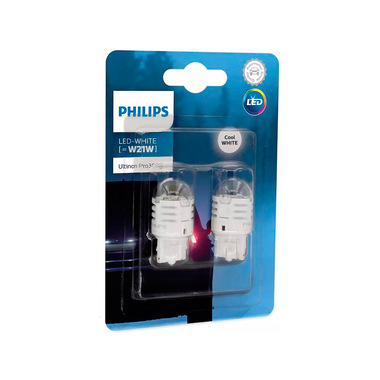 Лампа Philips White Ultinon Pro3000 LED W21W 12V-LED (W3x16d) 2шт 11065U30CWB2