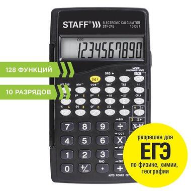 Инженерный калькулятор STAFF STF-245 120х70мм, 128 функций, 10 разрядов, 250194