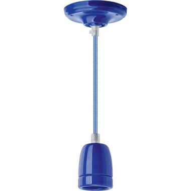 Светильник Navigator NIL-SF03-012-E27, 60Вт, 1м, керамика, синий 61532