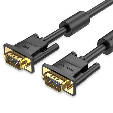 Кабель Vention VGA 15M/15M с 2 ферритовыми фильтрами - 5м. DAEBJ