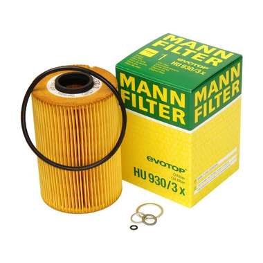 Фильтр масляный BMW 7E32 7300i, BMW 5E34 530i/535i MANN-FILTER HU9303X HU 930/3 X